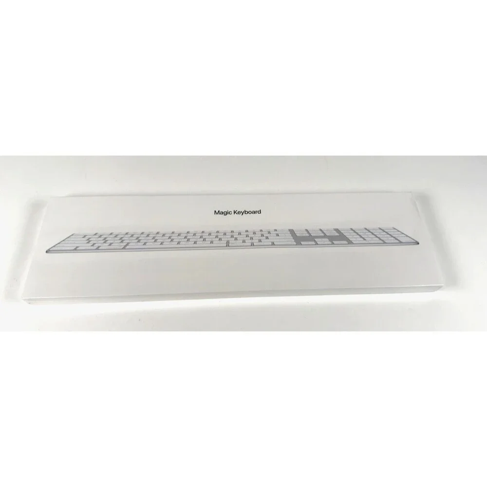Apple Magic Keyboard with Numeric Keypad: Wireless, Bluetooth, Rechargeable. NEW